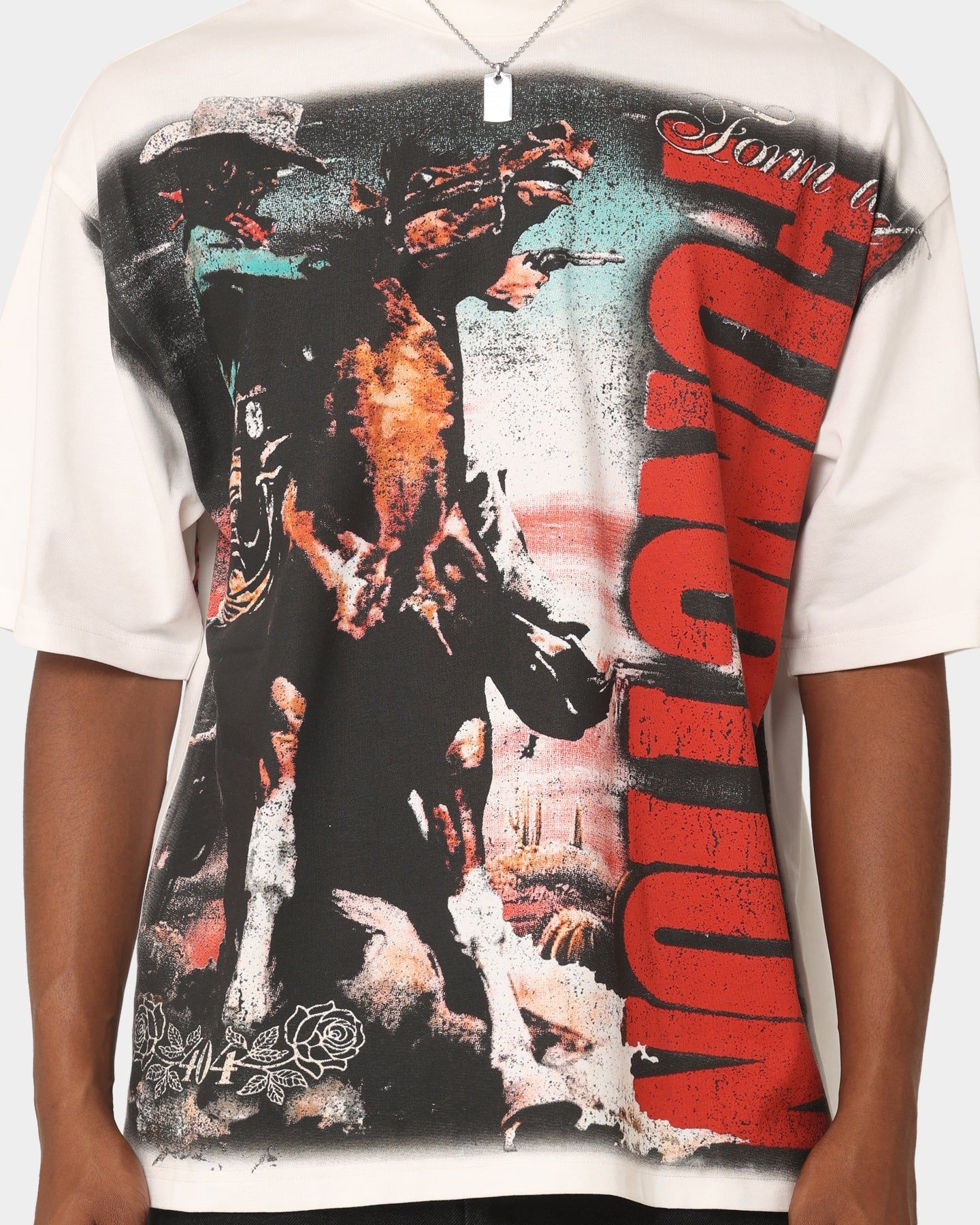 404 Wild West Vintage T-Shirt Off White sold by Culture Kings product image thumbnail 4