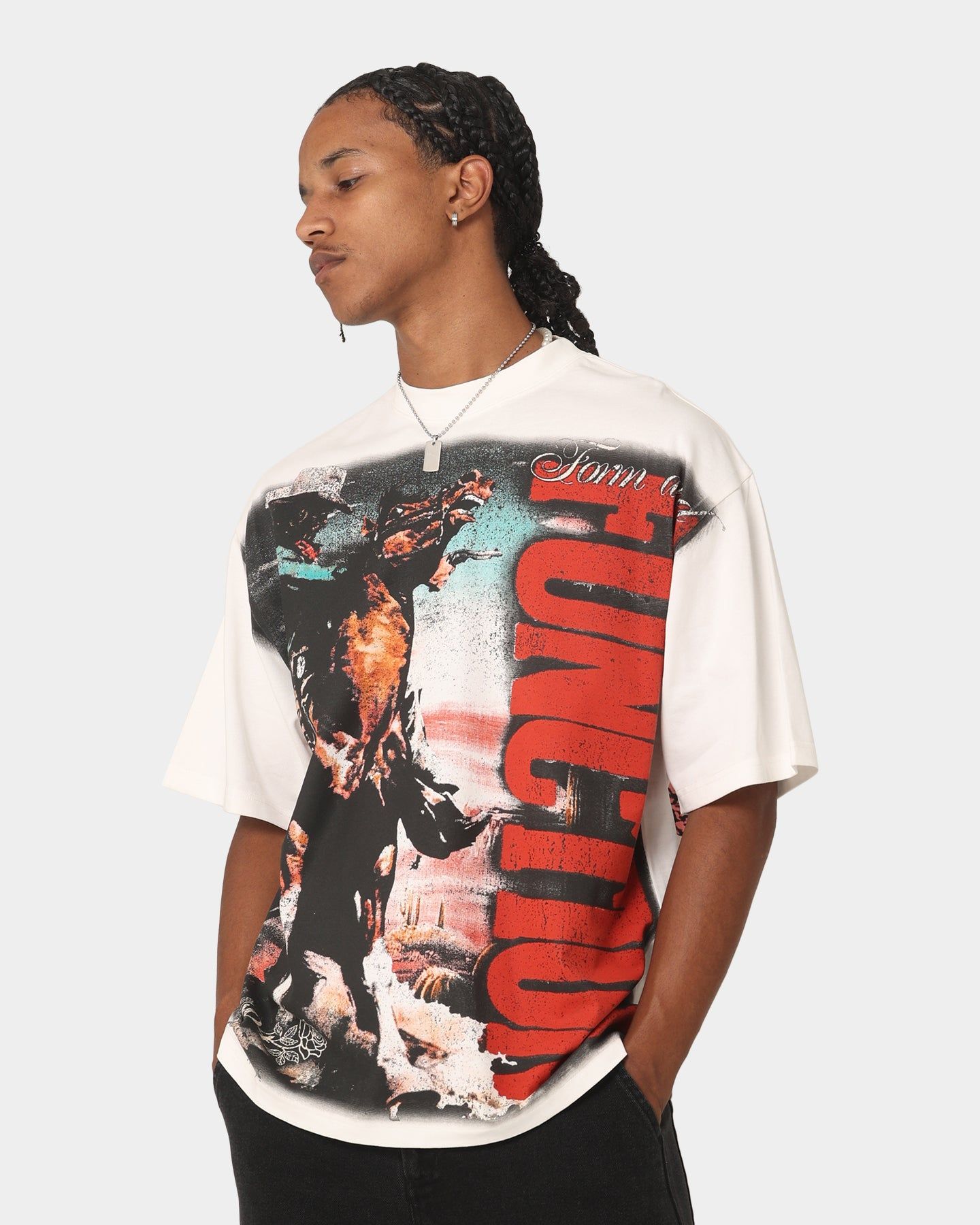 404 Wild West Vintage T-Shirt Off White sold by Culture Kings product image thumbnail 7
