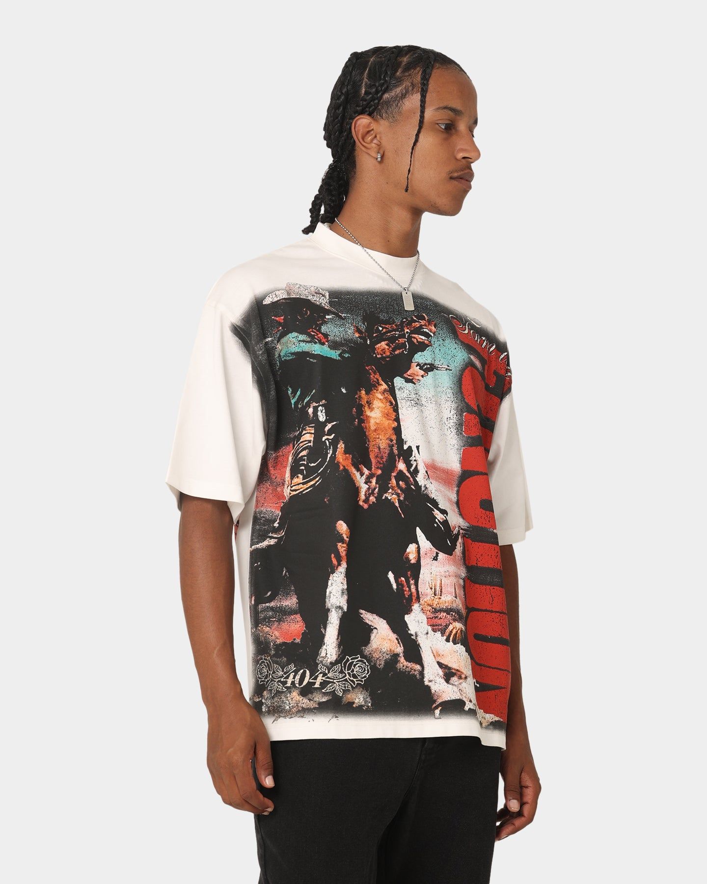 404 Wild West Vintage T-Shirt Off White sold by Culture Kings product image thumbnail 6