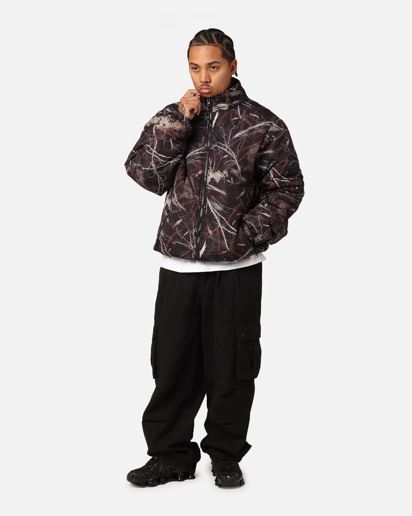 X-Large Wave Dye Puffer Jacket Dark Camo sold by Culture Kings product image thumbnail 2