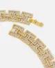Saint Morta Baguette Interlink Chain Iced Gold sold by Culture Kings