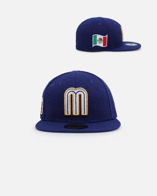 New Era Mexico National Baseball Team 'World Baseball Classic Mexico' 59FIFTY Fitted Dark Royal/Grey sold by Culture Kings