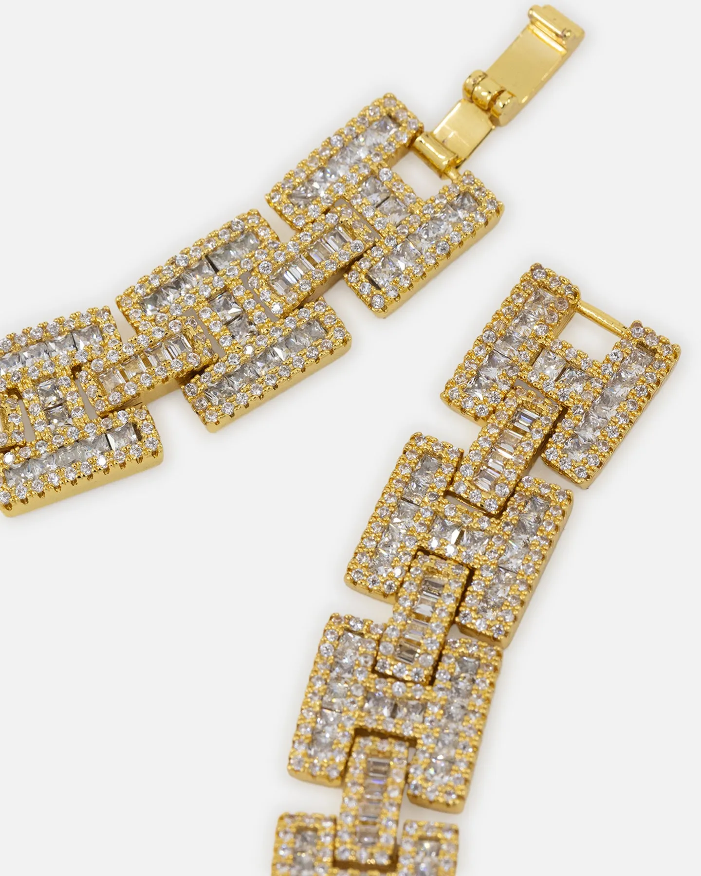 Saint Morta Baguette Interlink Chain Iced Gold sold by Culture Kings product image thumbnail 3