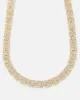 Saint Morta Baguette Interlink Chain Iced Gold sold by Culture Kings