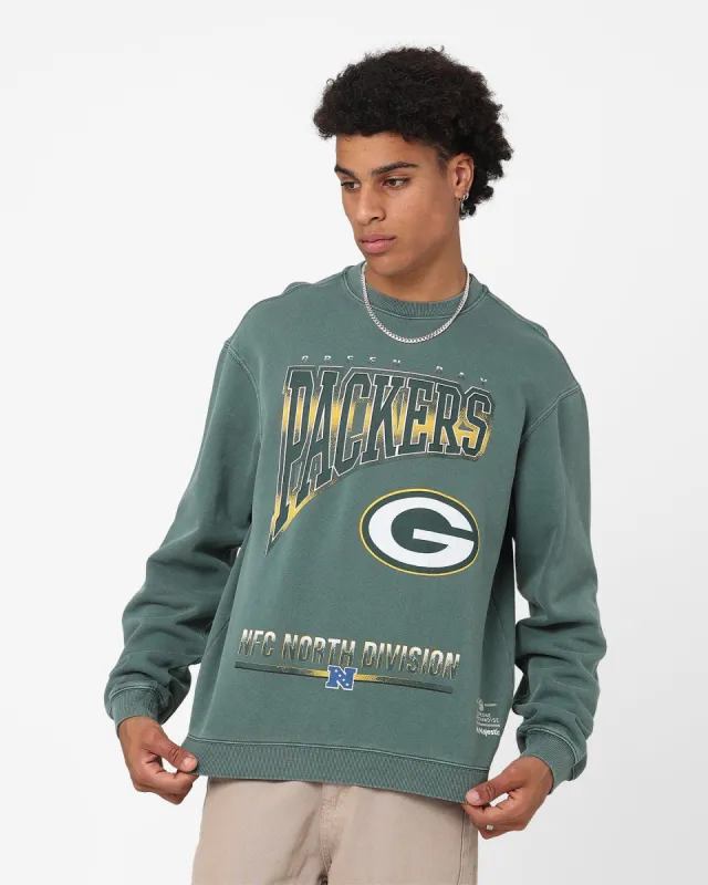 Majestic Athletic Green Bay Packers Arch Rise Crew Sweatshirt Dark Cedar sold by Culture Kings