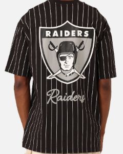 New Era Las Vegas Raiders Pinstripe Champions T-Shirt Black sold by Culture Kings