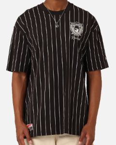 New Era Las Vegas Raiders Pinstripe Champions T-Shirt Black sold by Culture Kings
