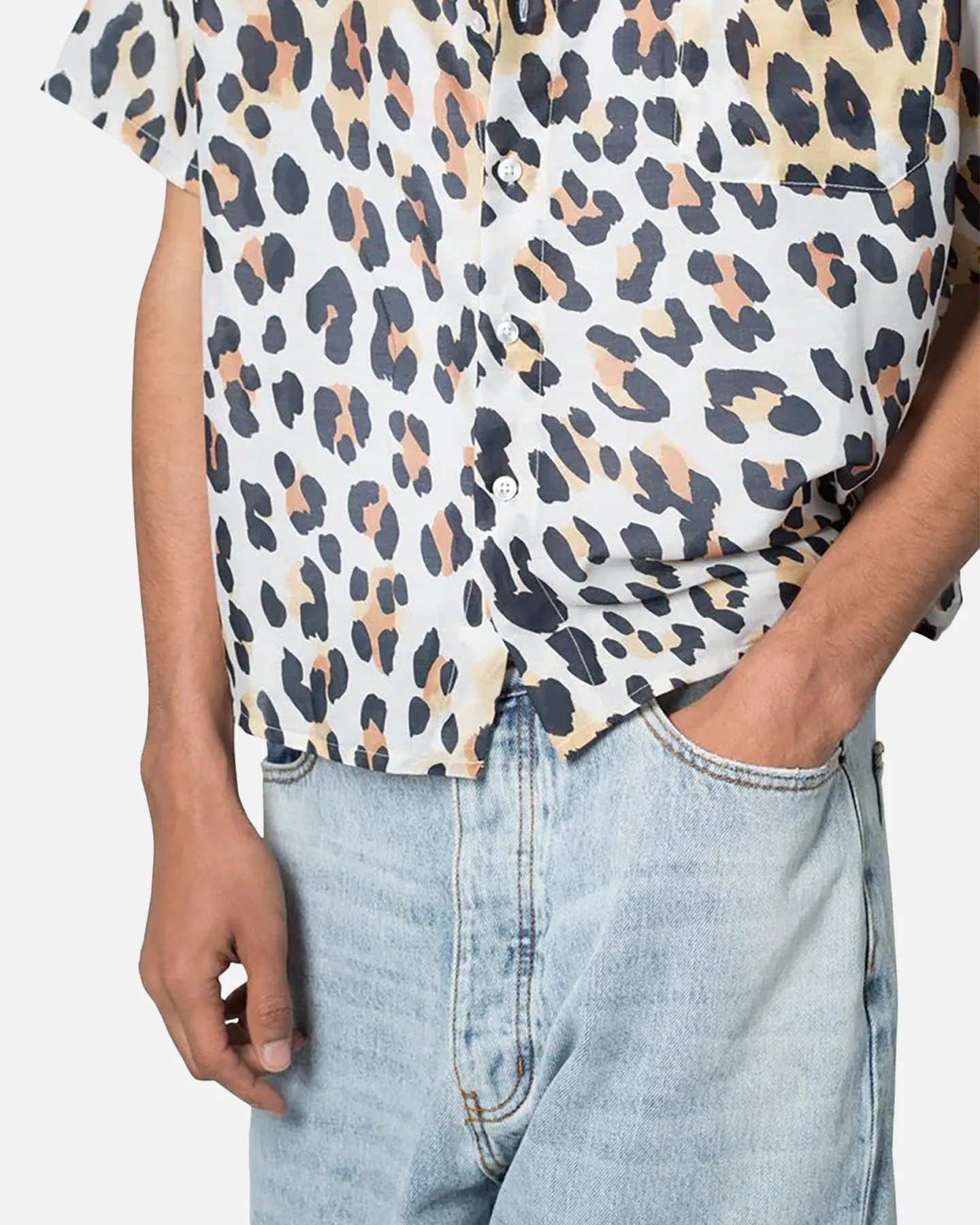 MNML Painted Leopard Short Sleeve Shirt Multi sold by Culture Kings product image thumbnail 5