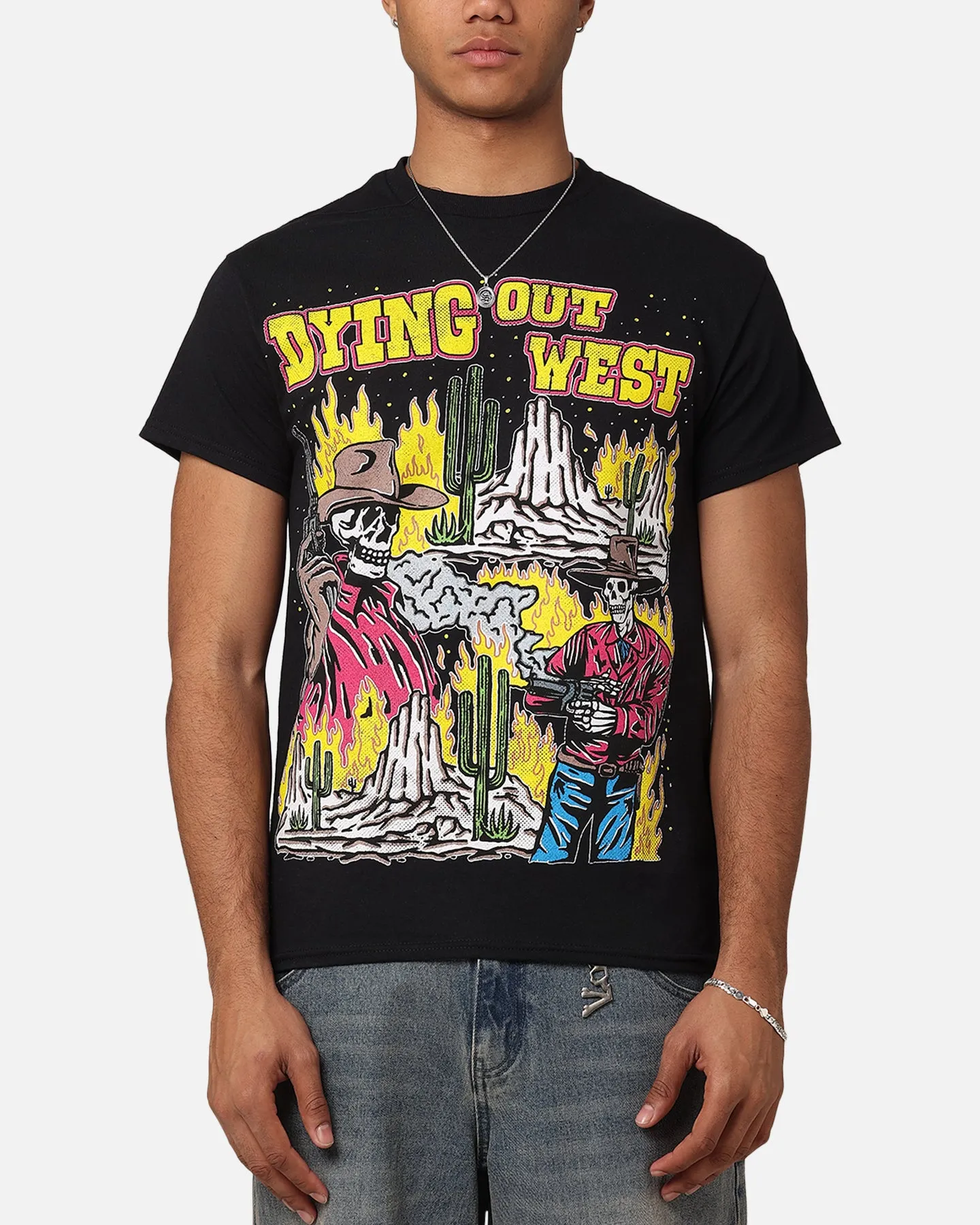 Goat Crew Dying Out West Vintage T-Shirt Black sold by Culture Kings