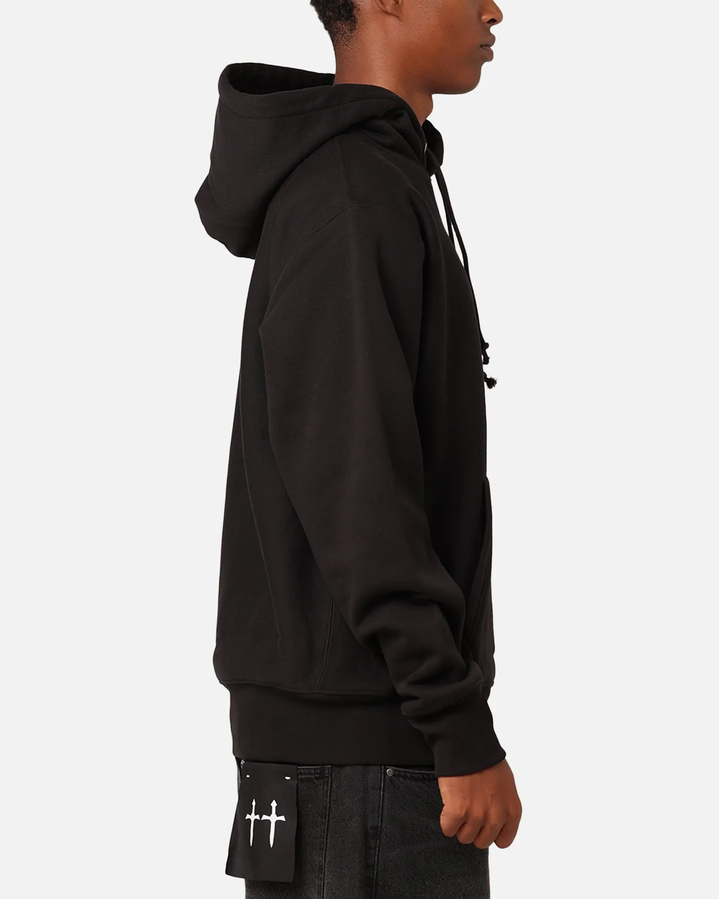 Champion Reverse Weave Small C Hoodie Black sold by Culture Kings product image thumbnail 4