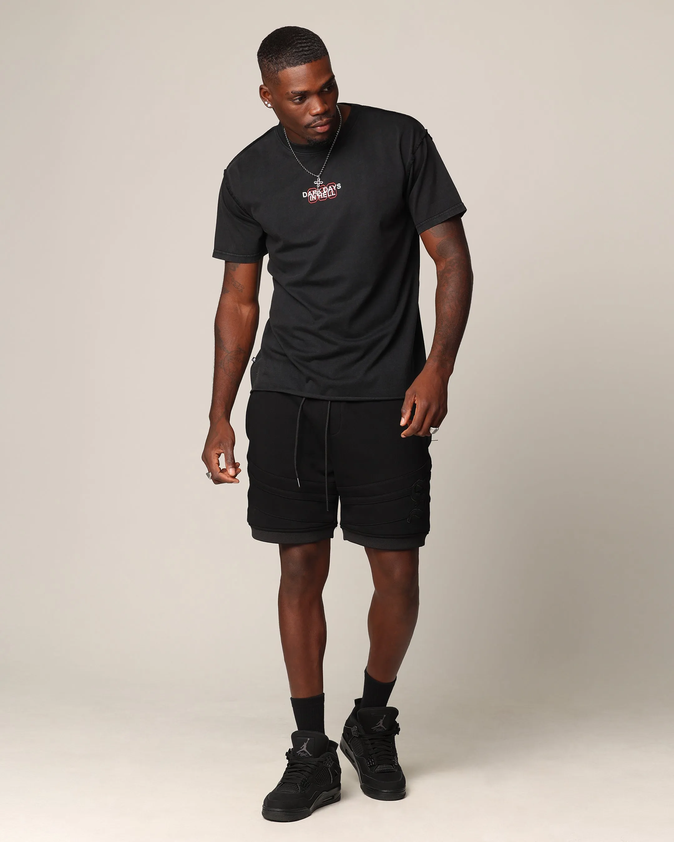 Saint Morta 666 Cut T-Shirt Vintage Black sold by Culture Kings product image thumbnail 4