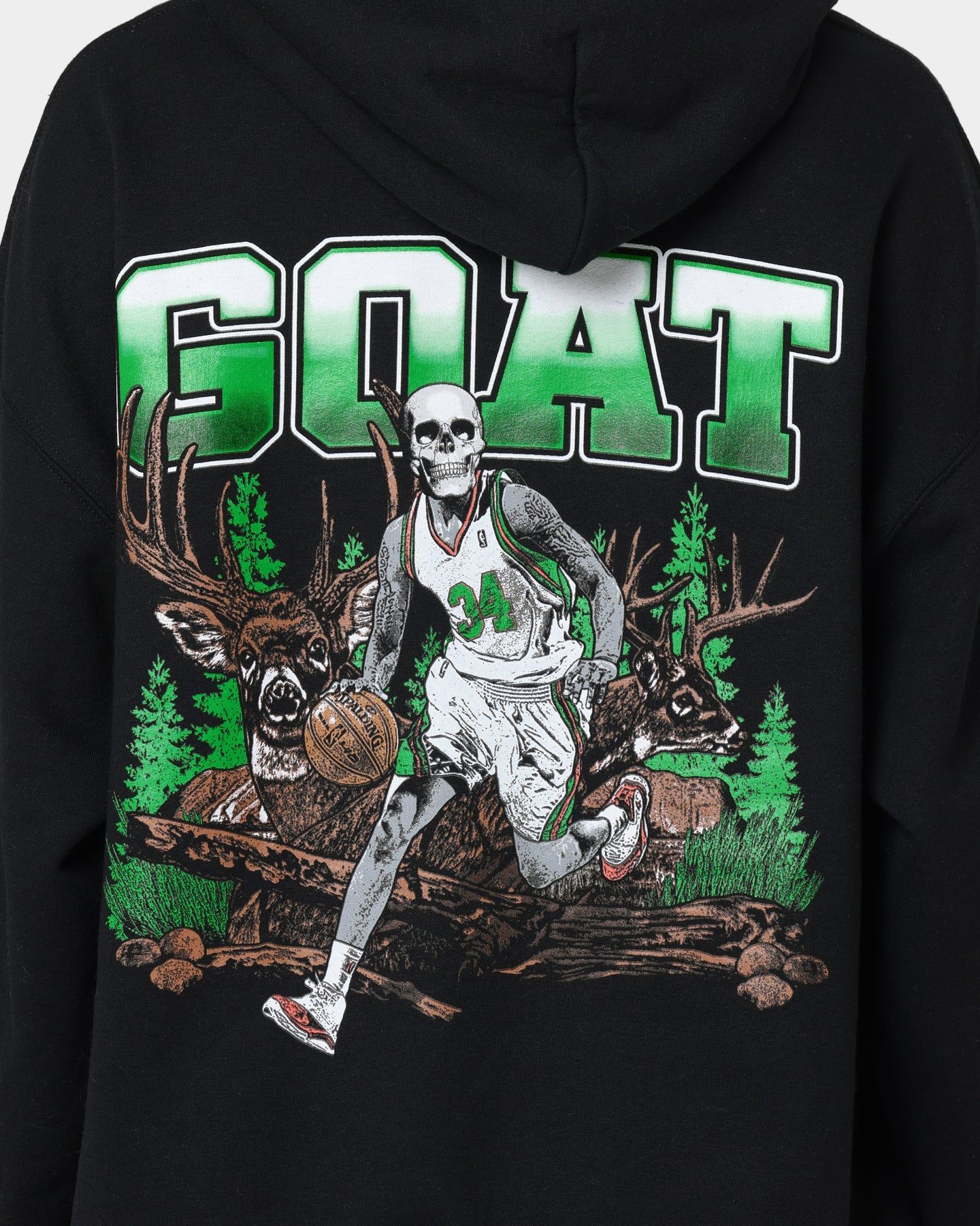 Goat Crew Buck Hunter Hoodie Black sold by Culture Kings product image thumbnail 5