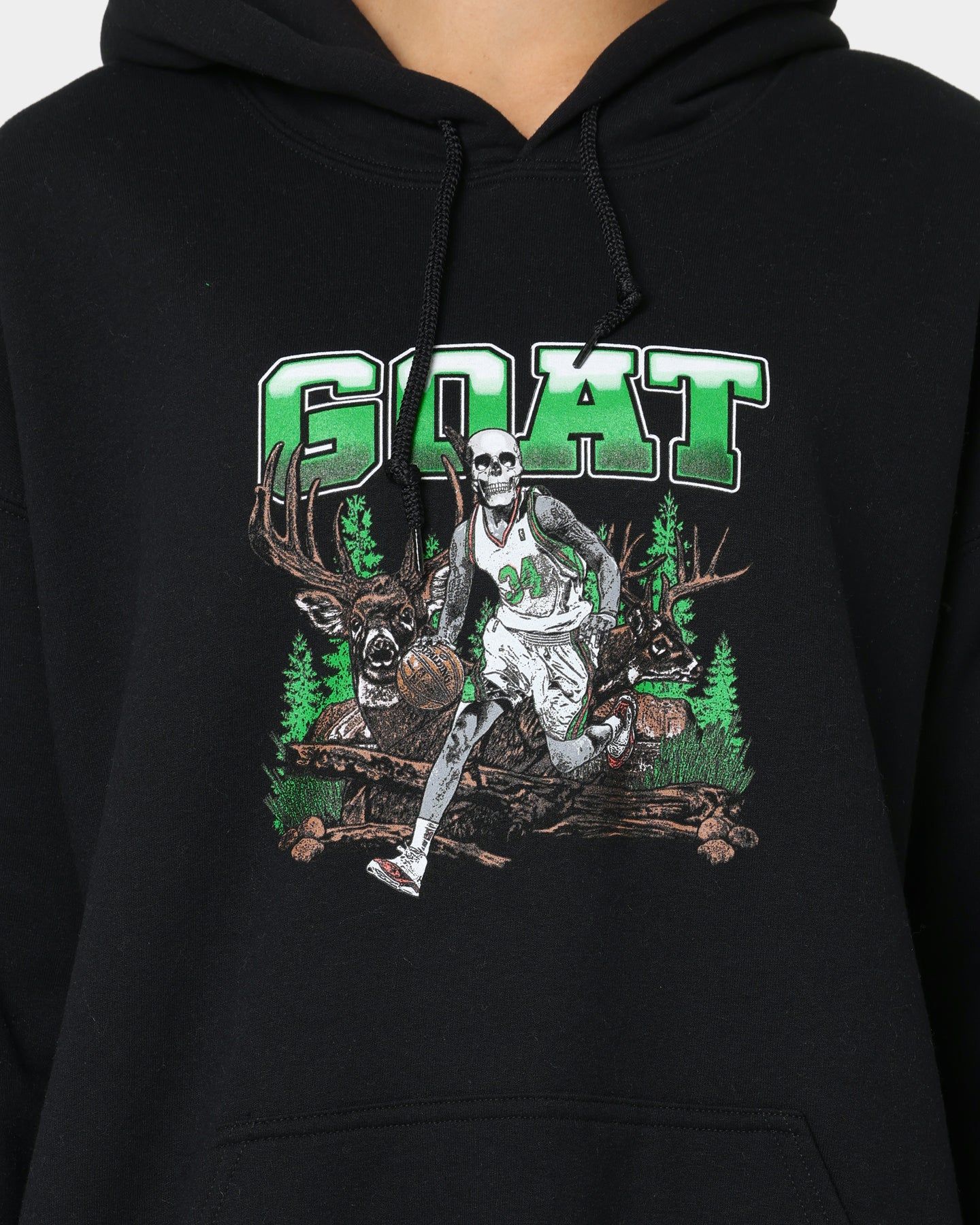 Goat Crew Buck Hunter Hoodie Black sold by Culture Kings product image thumbnail 4