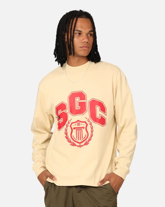 Students Golf Addington Long Sleeve Mock Neck T-Shirt Sand sold by Culture Kings