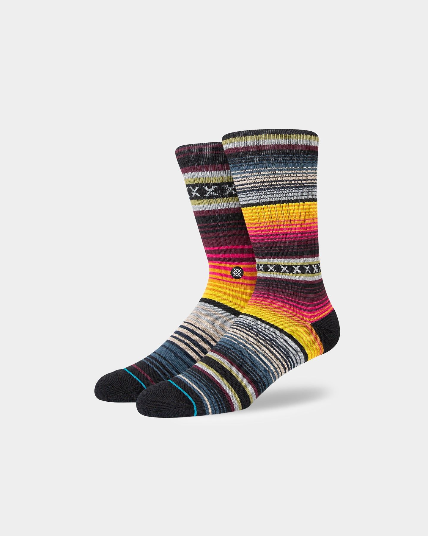 Stance Curren Crew Socks Burgundy sold by Culture Kings product image thumbnail 3