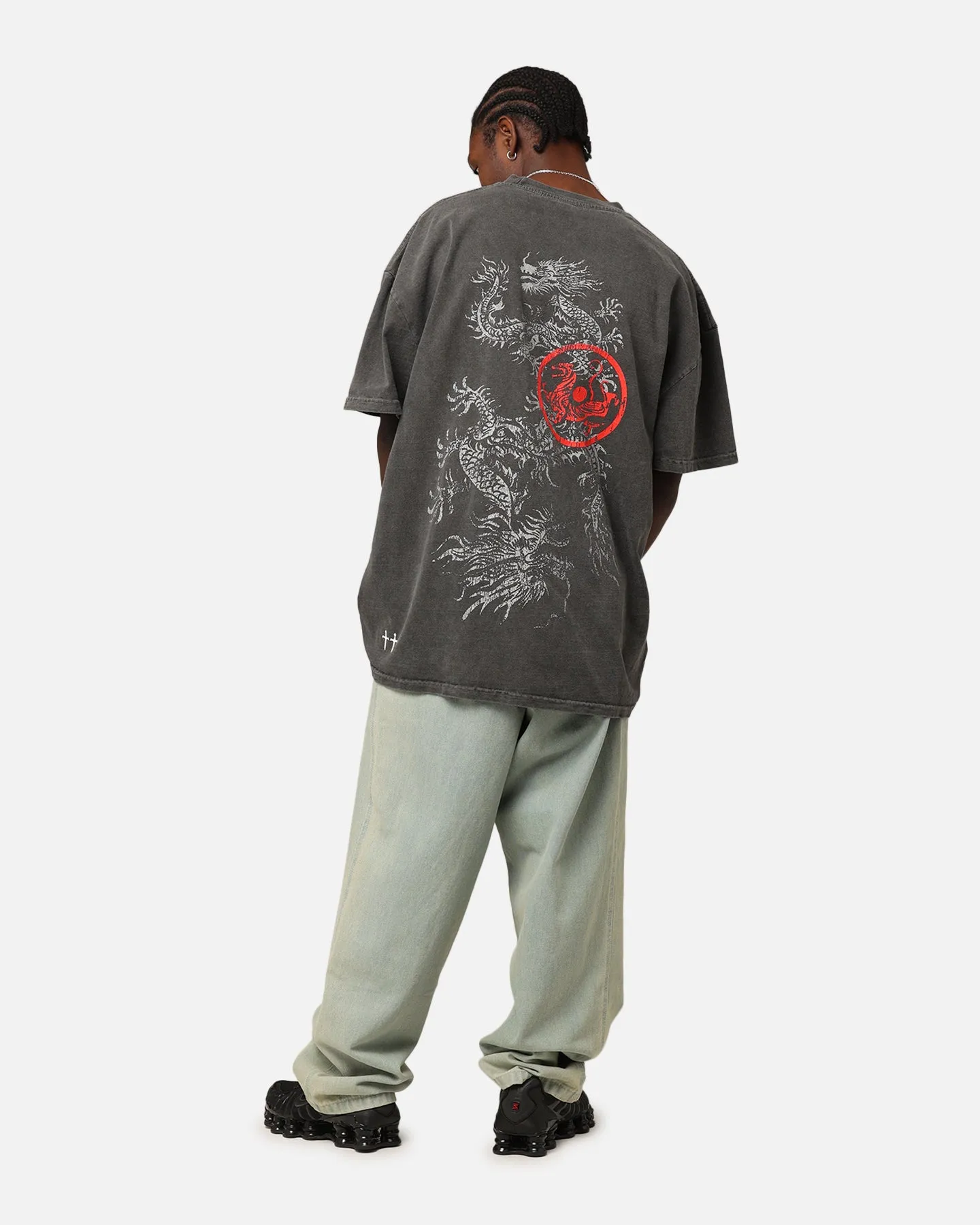 Saint Morta Dragon T-Shirt Black Wash sold by Culture Kings product image thumbnail 3