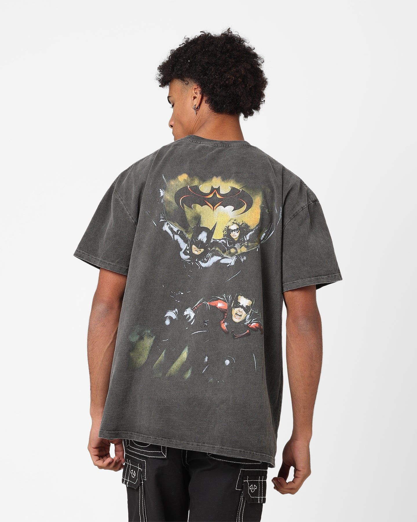 American Thrift X DC 1997 Batman & Robin Heavyweight Vintage T-Shirt Black Wash sold by Culture Kings product image thumbnail 2