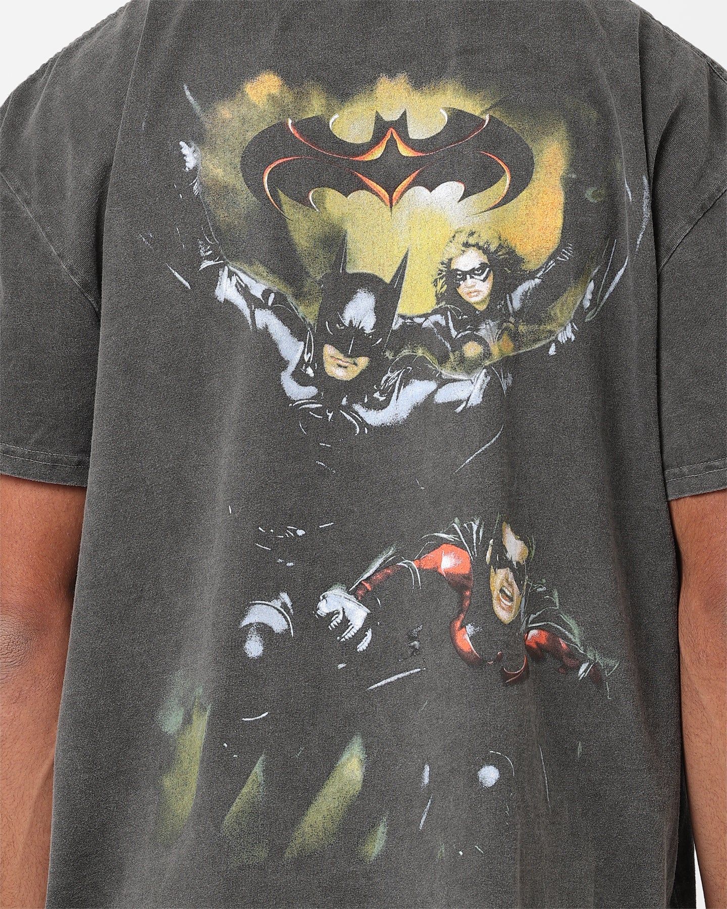 American Thrift X DC 1997 Batman & Robin Heavyweight Vintage T-Shirt Black Wash sold by Culture Kings product image thumbnail 5
