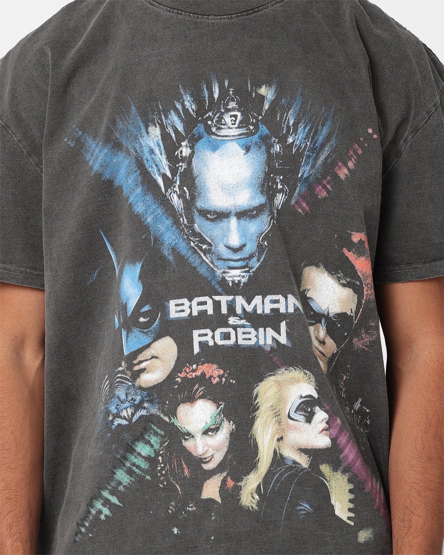 American Thrift X DC 1997 Batman & Robin Heavyweight Vintage T-Shirt Black Wash sold by Culture Kings product image thumbnail 4