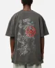 Saint Morta Dragon T-Shirt Black Wash sold by Culture Kings