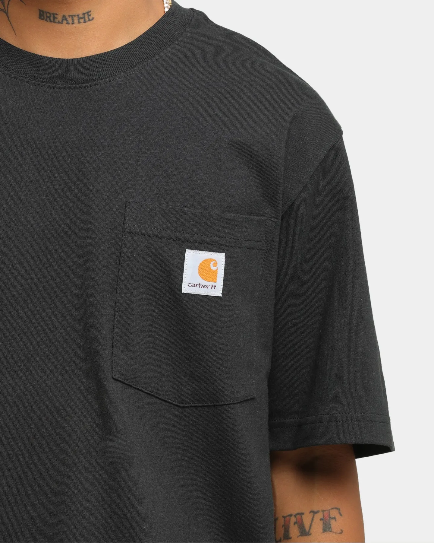 Carhartt Men's Carhartt Pocket Short Sleeve T-Shirt Black sold by Culture Kings product image thumbnail 3