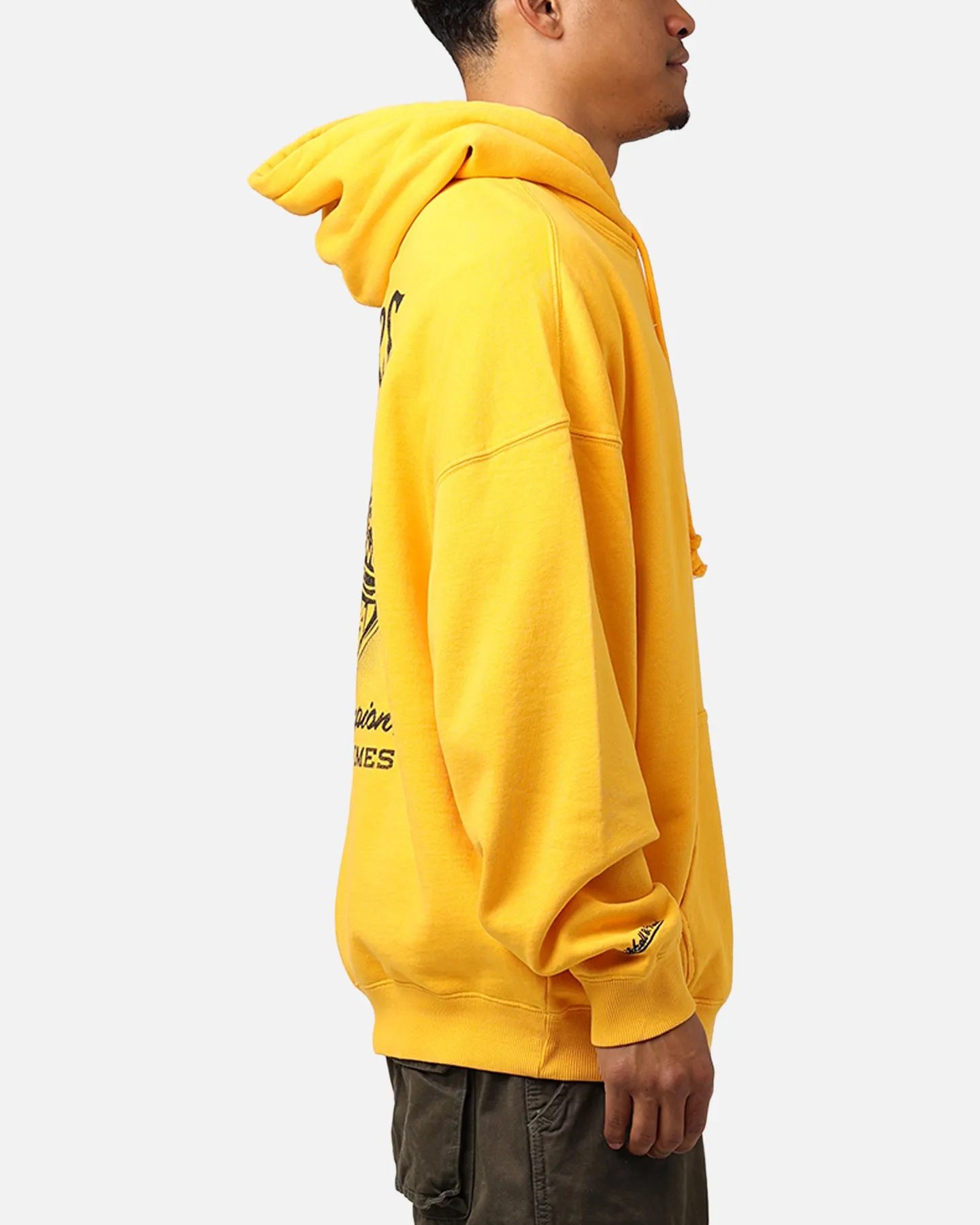 Mitchell & Ness Los Angeles Lakers Rings Hoodie Ochre sold by Culture Kings product image thumbnail 4