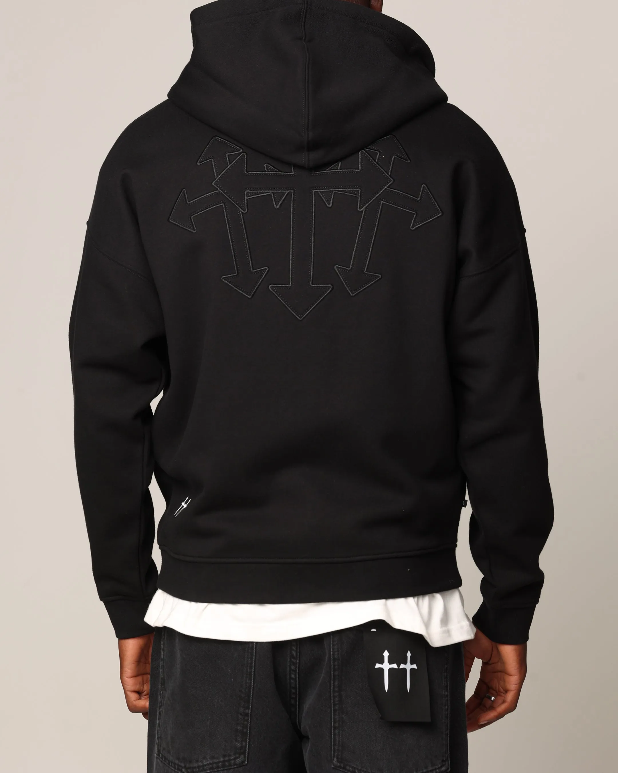 Saint Morta Sorrows Zip Hoodie Black sold by Culture Kings
