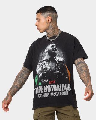 UFC By Goat Crew Conor McGregor Vintage T-Shirt Black Wash sold by Culture Kings