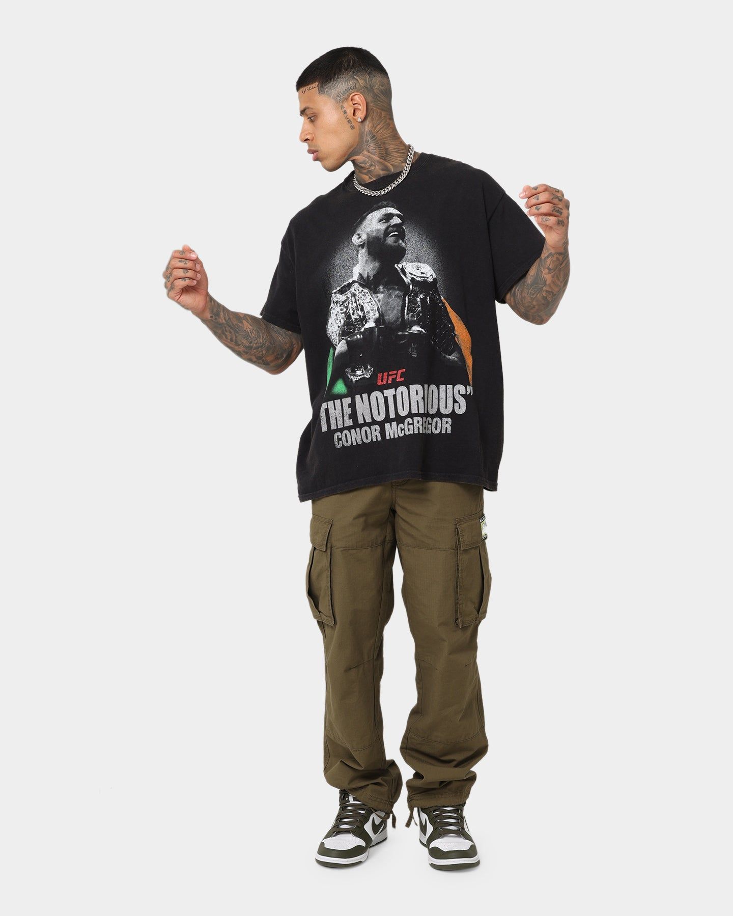 UFC By Goat Crew Conor McGregor Vintage T-Shirt Black Wash sold by Culture Kings product image thumbnail 3