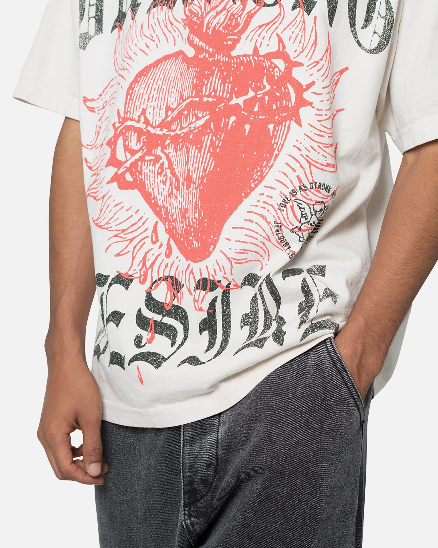 MNML Burning Desire T-Shirt Off White sold by Culture Kings product image thumbnail 5