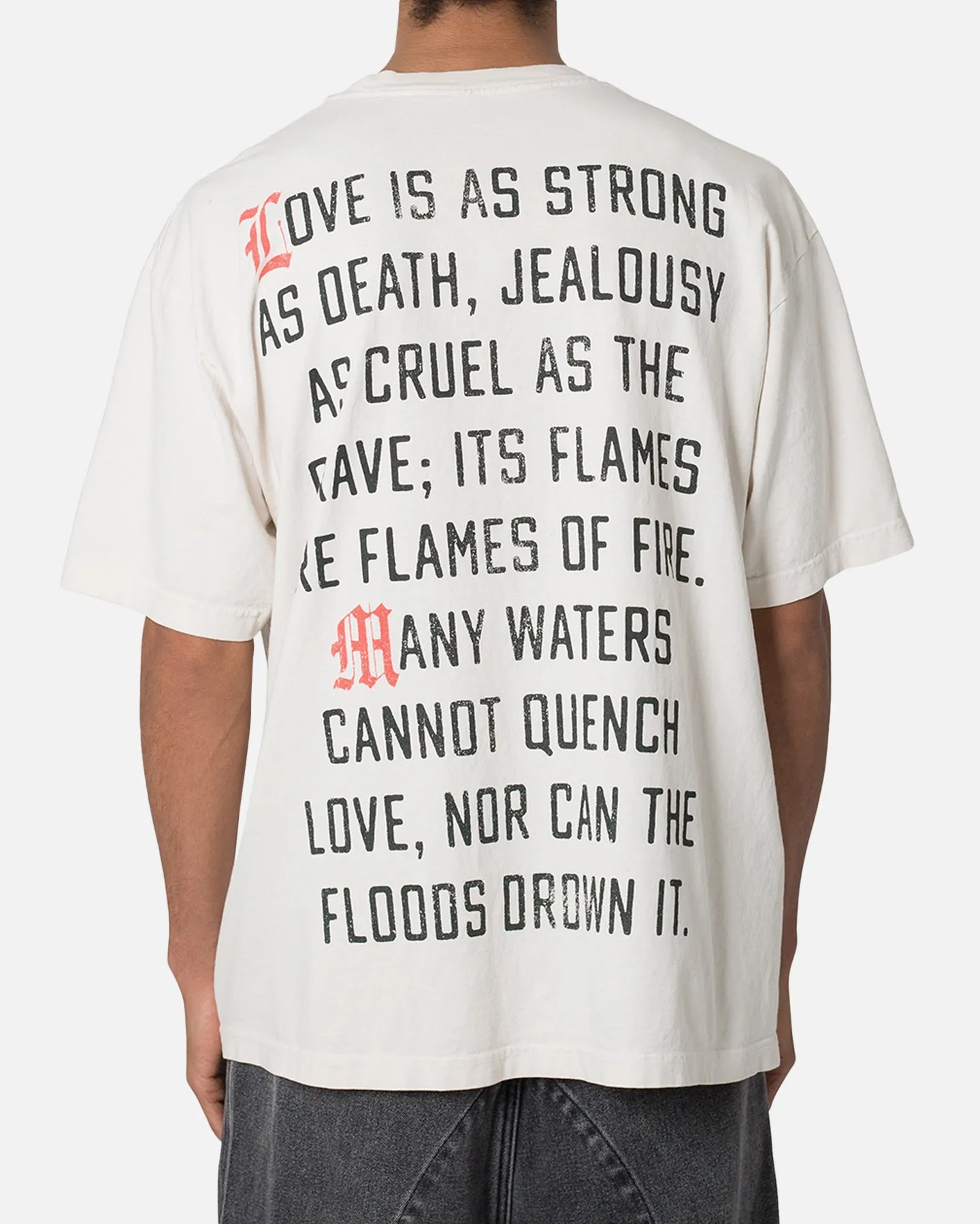 MNML Burning Desire T-Shirt Off White sold by Culture Kings product image thumbnail 4