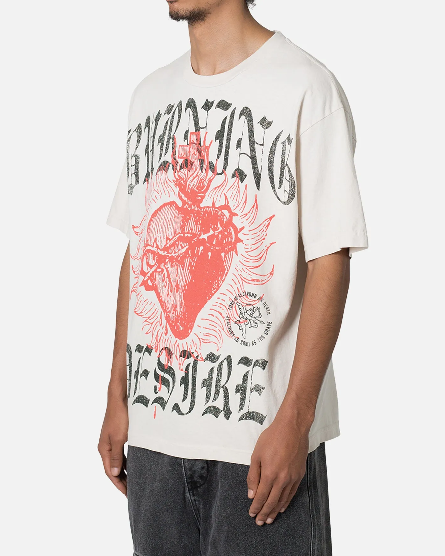 MNML Burning Desire T-Shirt Off White sold by Culture Kings product image thumbnail 2