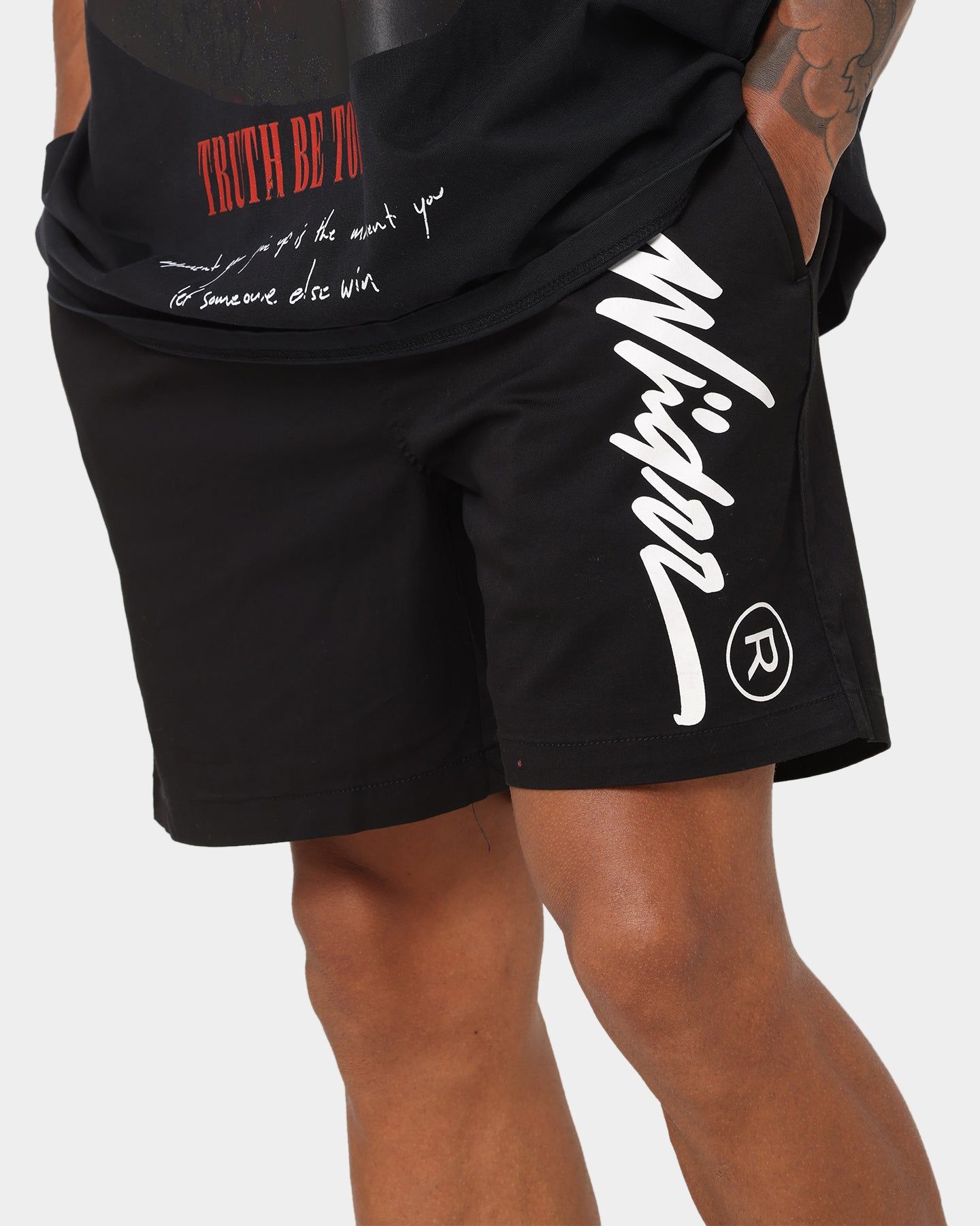 WNDRR Offend Beach Shorts Black sold by Culture Kings product image thumbnail 4