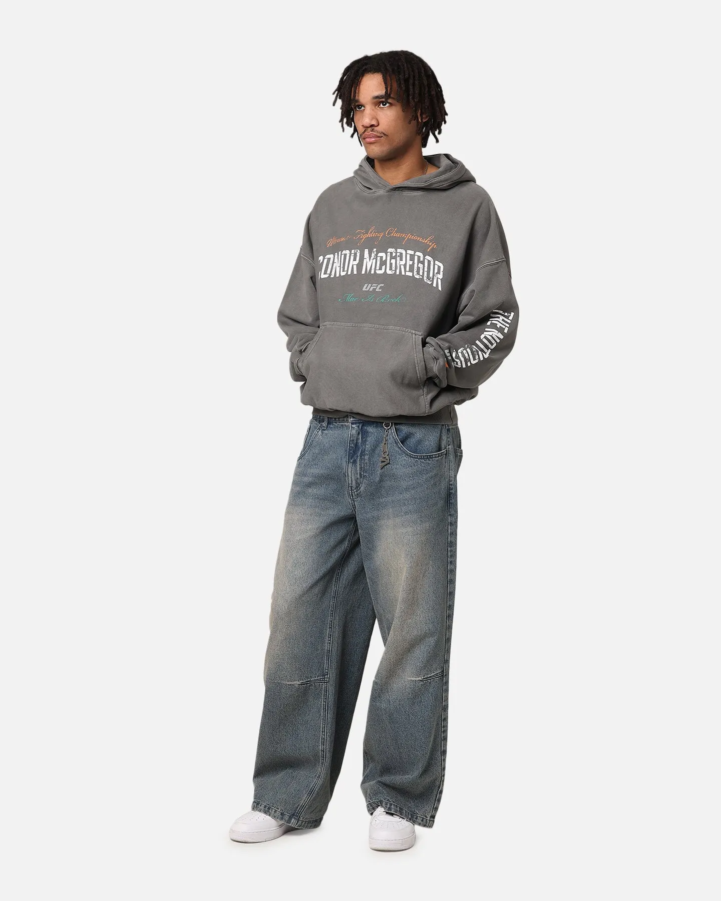 UFC By Culture Kings Conor McGregor Mac Is Back Hoodie Washed Charcoal sold by Culture Kings product image thumbnail 2