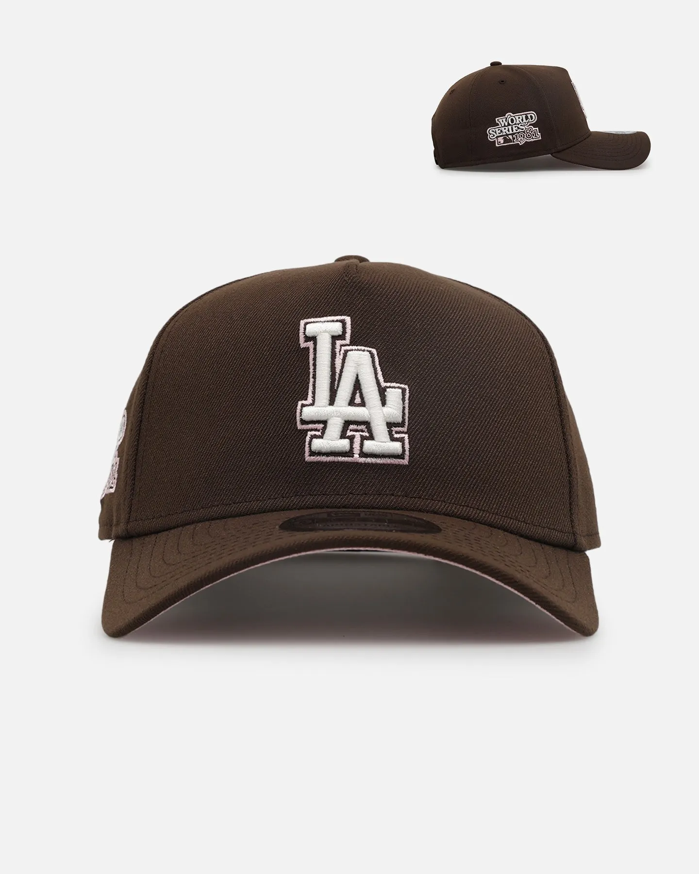 New Era Los Angeles Dodgers 'Neapolitan 2.0' 9FORTY A-Frame Snapback Brown sold by Culture Kings