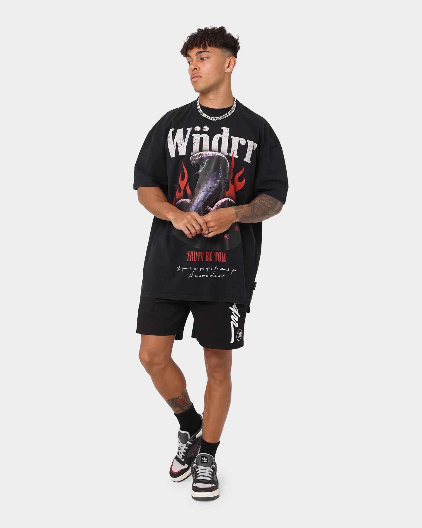 WNDRR Offend Beach Shorts Black sold by Culture Kings product image thumbnail 2
