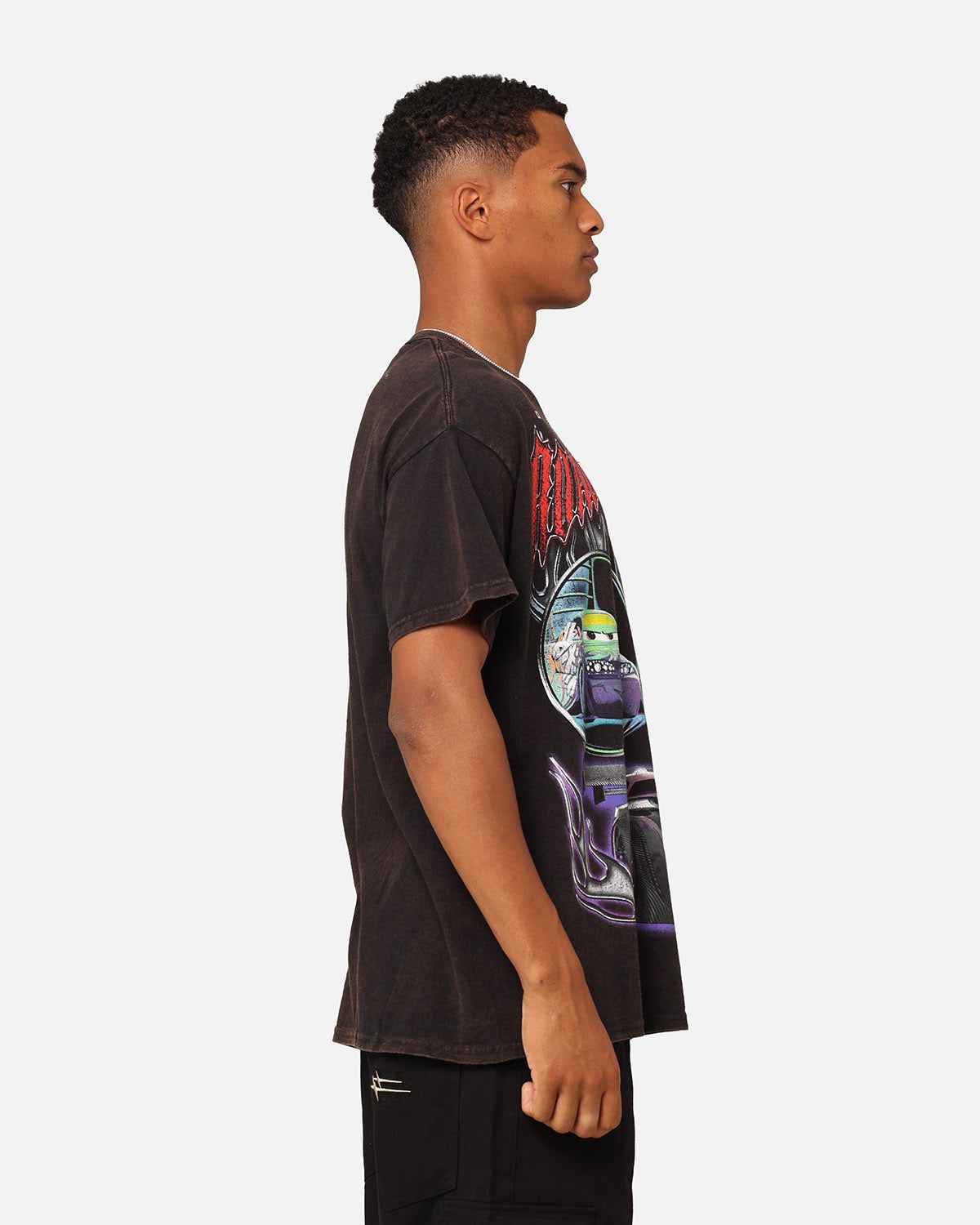 Goat Crew - Pixar Cars Delinquent Road Hazards Vintage T-Shirt Black Wash sold by Culture Kings product image thumbnail 5