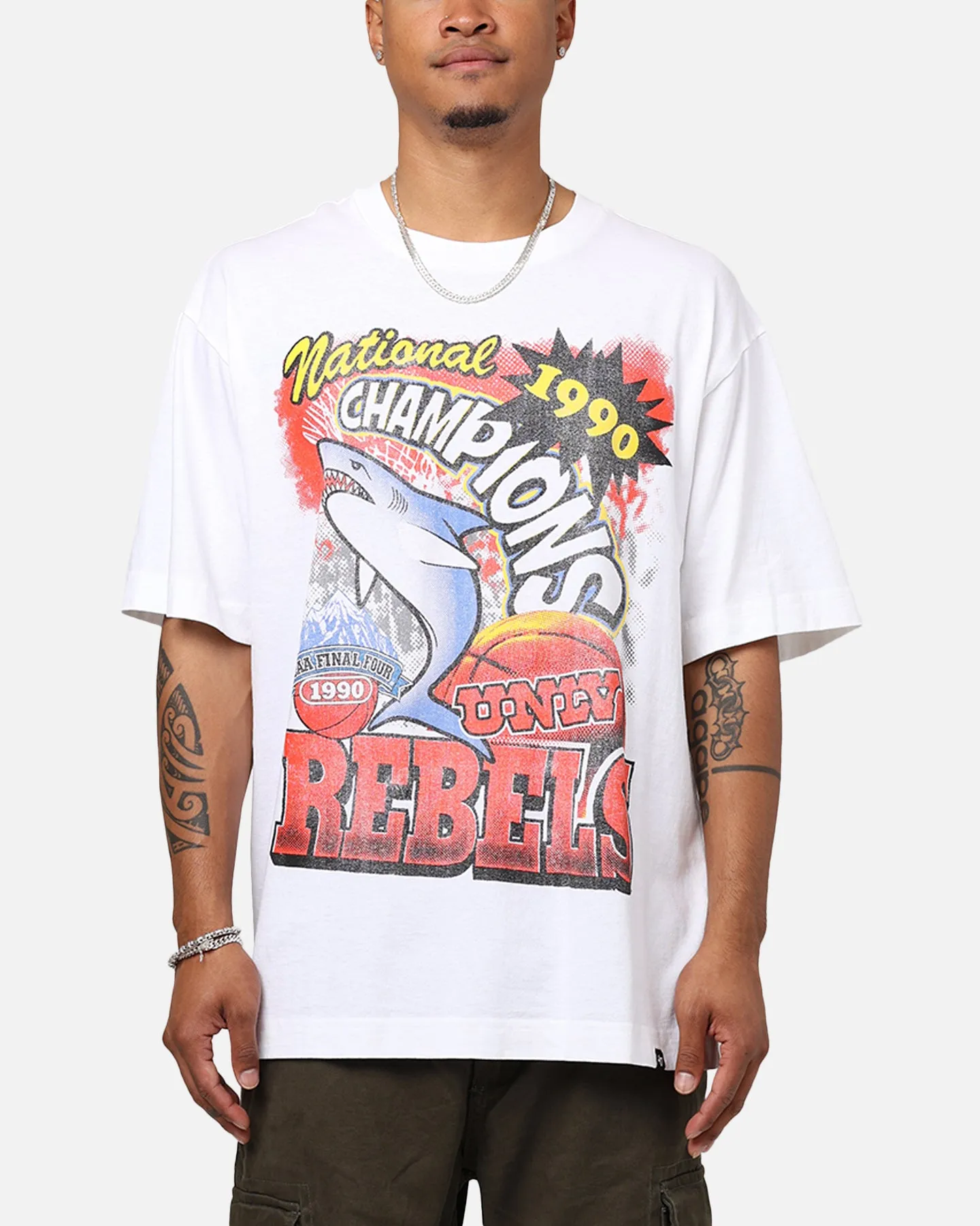 47 Brand 1990 UNLV Rebels Foundation T-Shirt White sold by Culture Kings