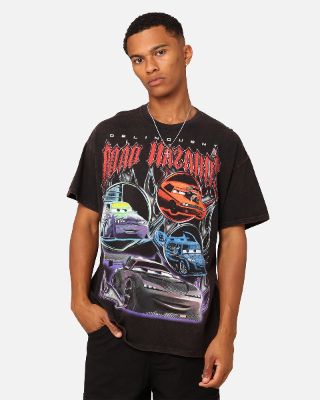Goat Crew - Pixar Cars Delinquent Road Hazards Vintage T-Shirt Black Wash sold by Culture Kings