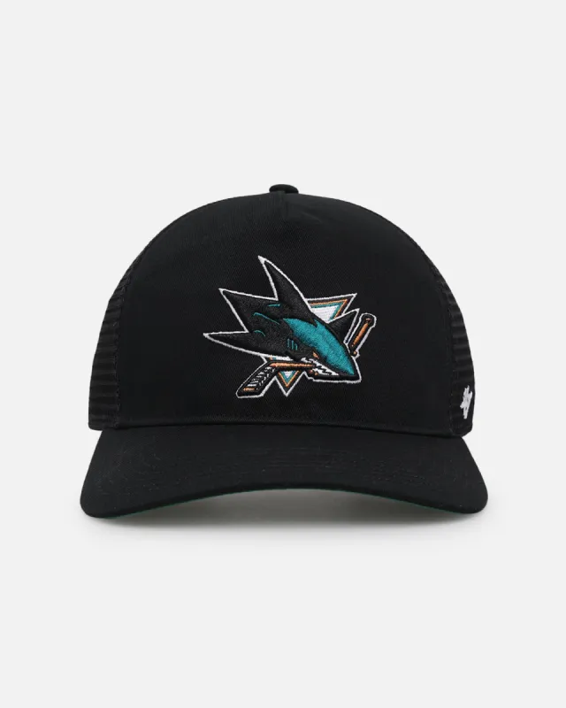 47 Brand San Jose Sharks Mesh '47 Hitch Trucker Snapback Black/Team sold by Culture Kings