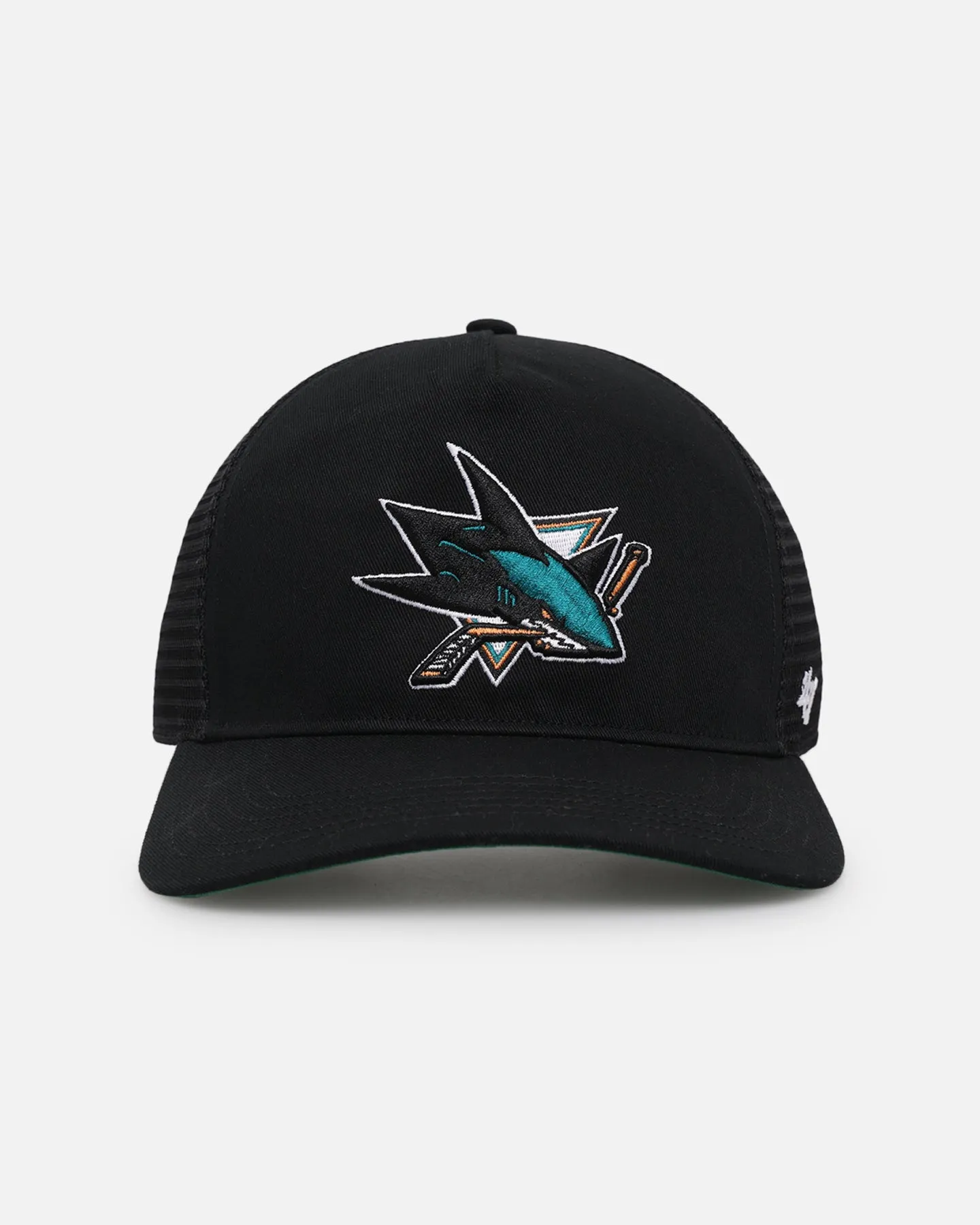 47 Brand San Jose Sharks Mesh '47 Hitch Trucker Snapback Black/Team sold by Culture Kings