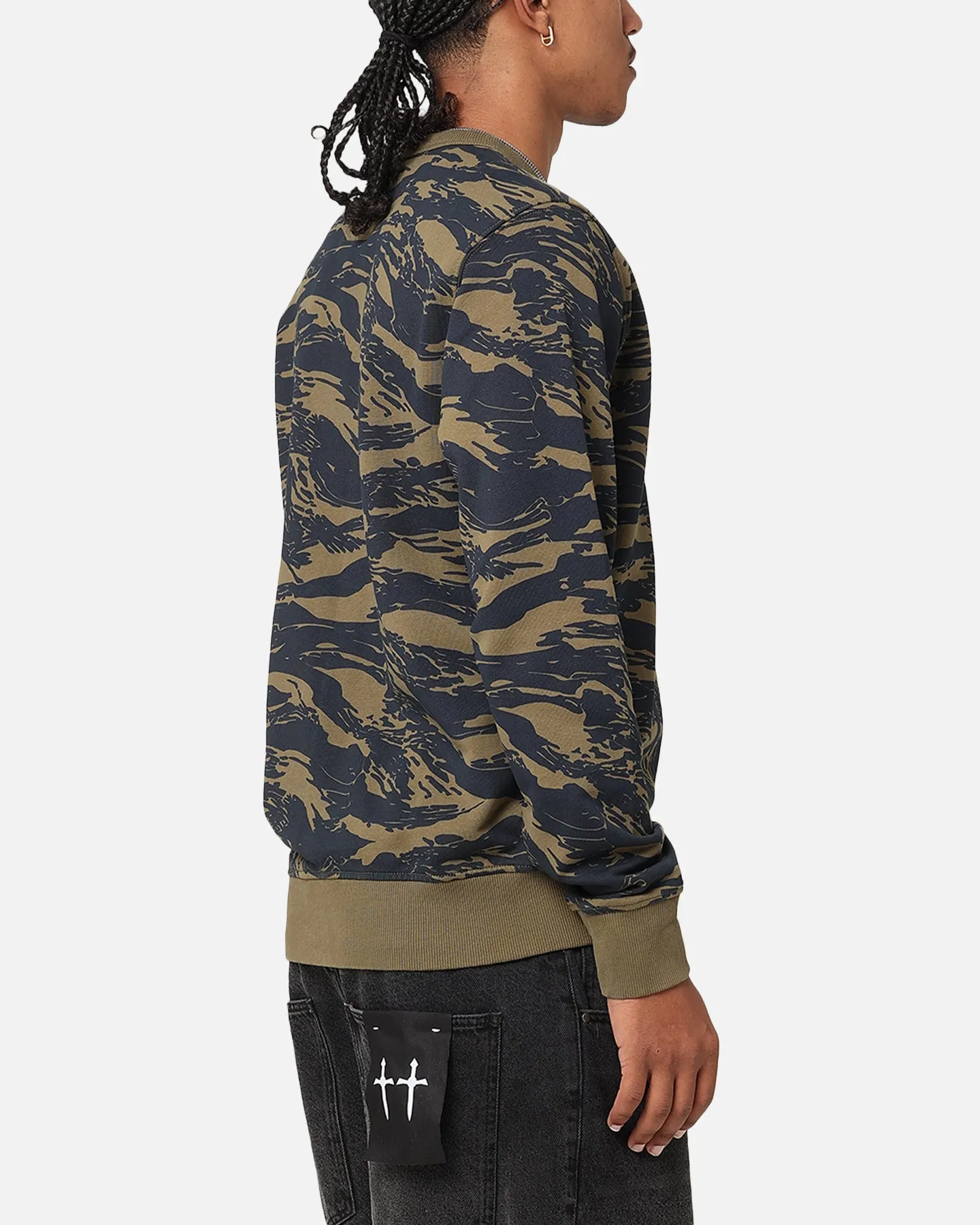 G-Star Tiger Camo Crewneck Sweater Olive Camo sold by Culture Kings product image thumbnail 4