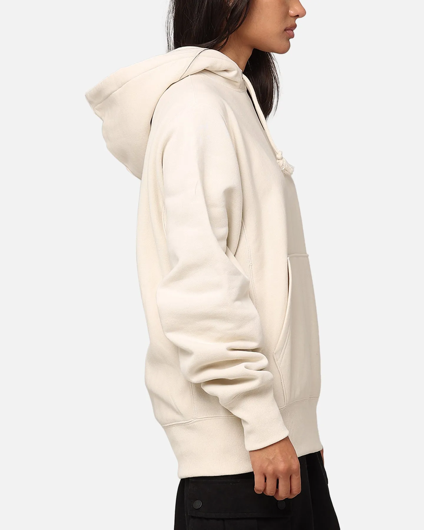 Champion Reverse Weave Big C Hoodie Oat Milk Latte sold by Culture Kings product image thumbnail 4