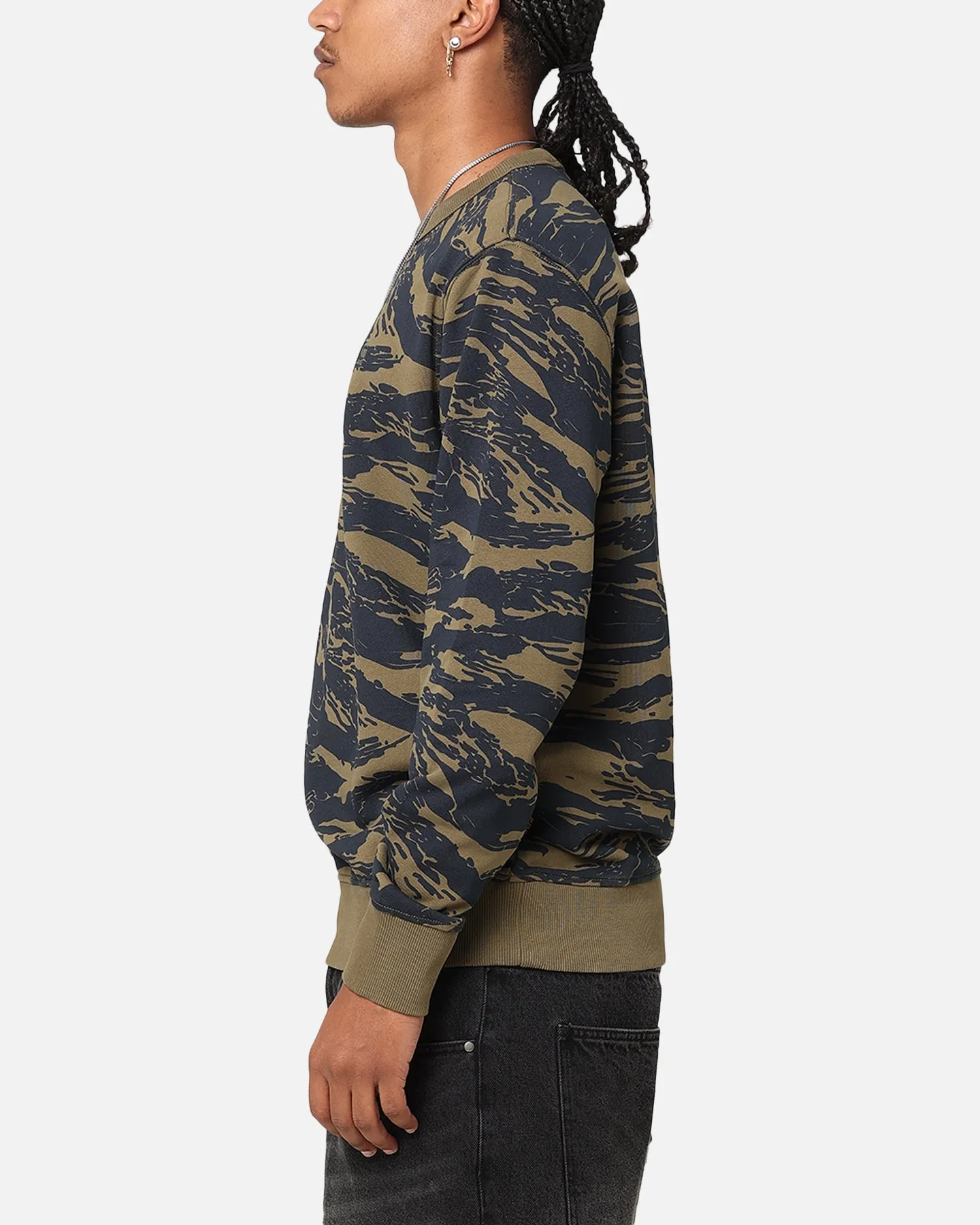 G-Star Tiger Camo Crewneck Sweater Olive Camo sold by Culture Kings product image thumbnail 5
