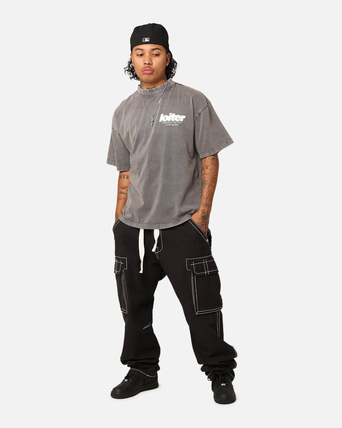 Loiter Bonsai T-Shirt Charcoal sold by Culture Kings product image thumbnail 5