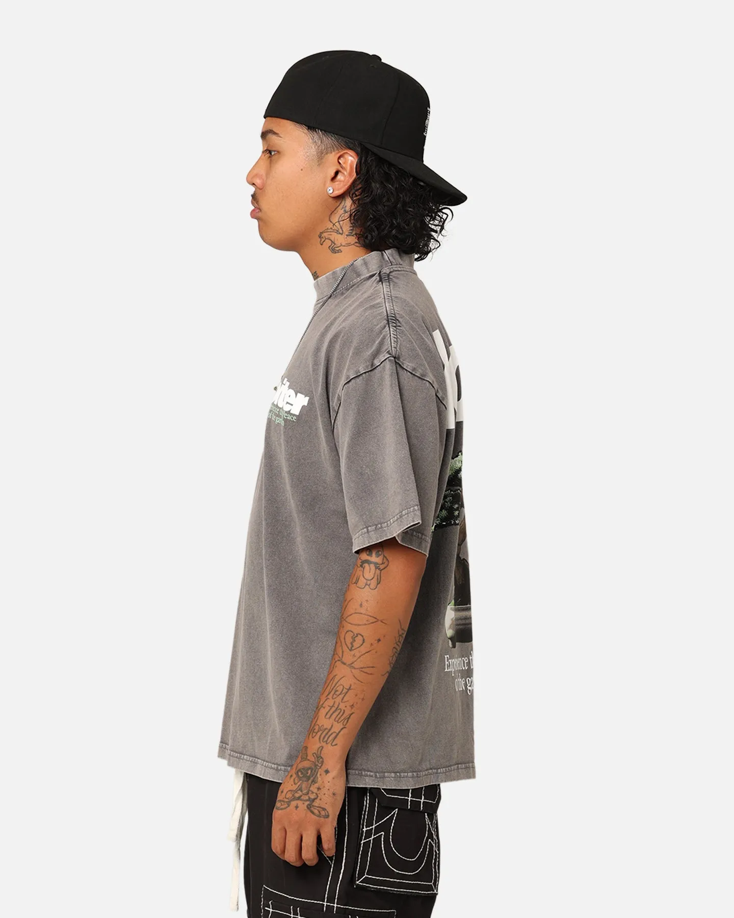 Loiter Bonsai T-Shirt Charcoal sold by Culture Kings product image thumbnail 4