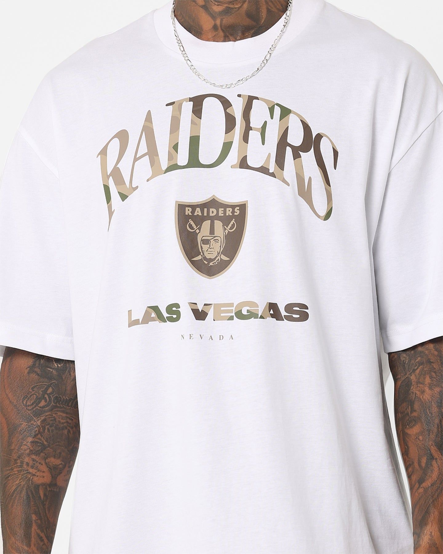 New Era Las Vegas Raiders Oversized T-Shirt White sold by Culture Kings product image thumbnail 3