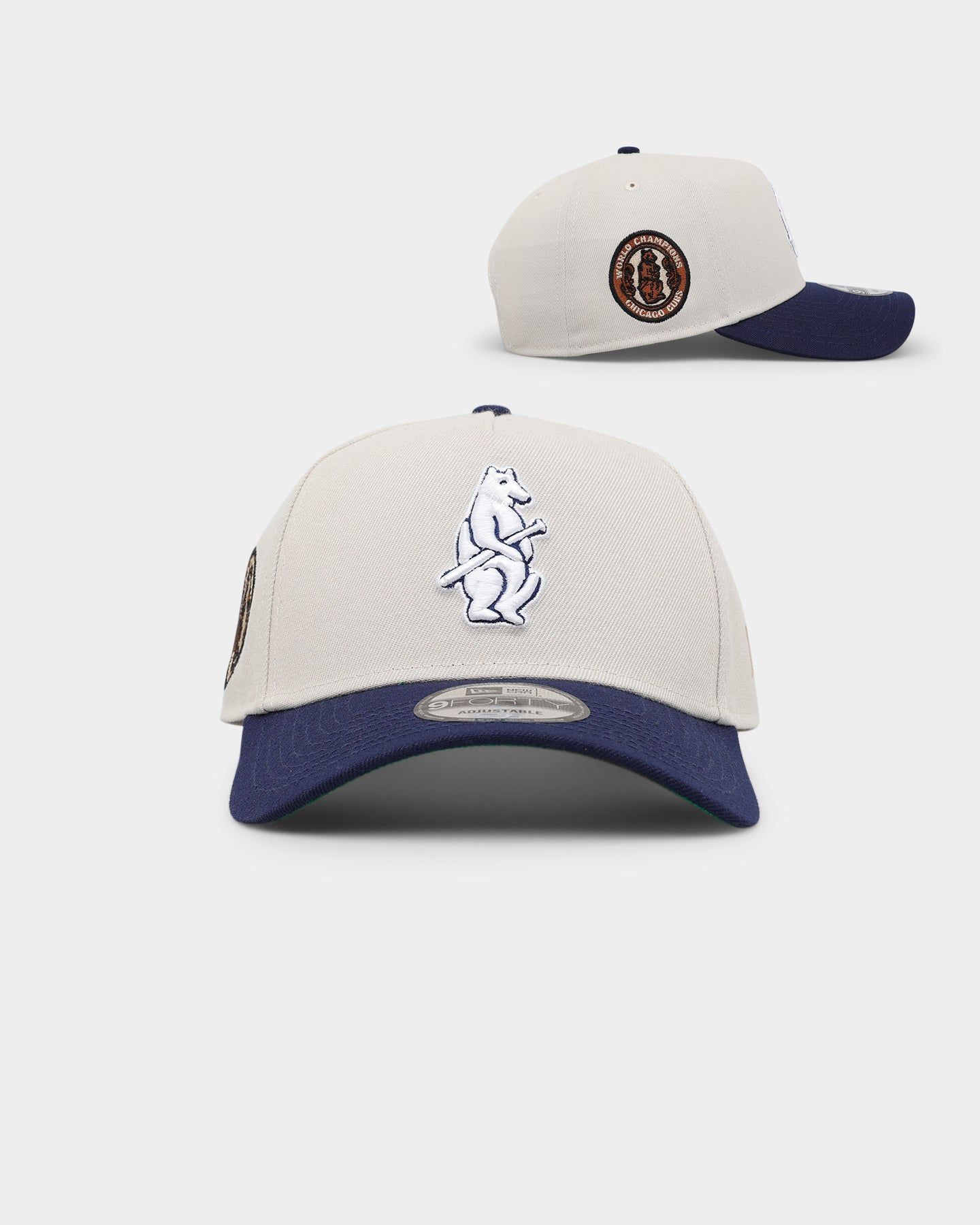 New Era Chicago Cubs 'Batter Up' 9FORTY A-Frame Snapback Stone sold by Culture Kings