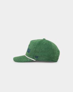 47 Brand Hartford Whalers 'NHL Corduroy Team Script' Corduroy Crossrope 47 Hitch Snapback Kelly Green sold by Culture Kings