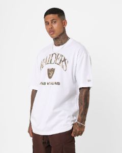 New Era Las Vegas Raiders Oversized T-Shirt White sold by Culture Kings
